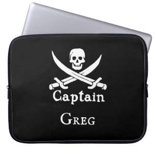 Personlig Pirat kapten Laptop Fodral