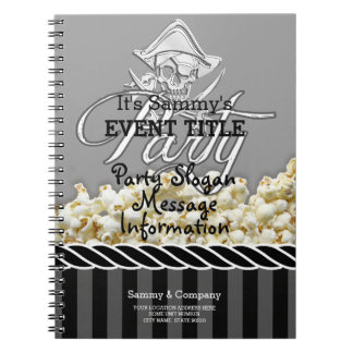 Personlig Pirat Party Anteckningsbok