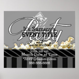 Personlig Pirat Party Poster