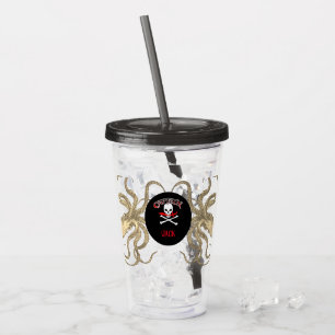 Personlig piratkapten take away mugg
