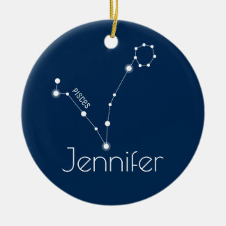 Personlig Pisces Constellation Ornament