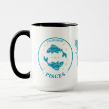 Personlig Pisces Zodiac 15 oz Coffee Mugg