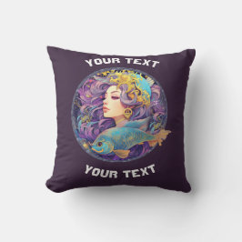 PERSONLIG PISCES ZODIAC SIGN KUDDE
