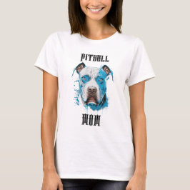 Personlig Pitbull Mamma T Shirt