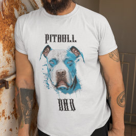 Personlig Pitbull Pappa T Shirt