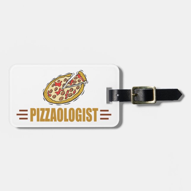 Personlig Pizza Bagagebricka (Horisontell Framsida)