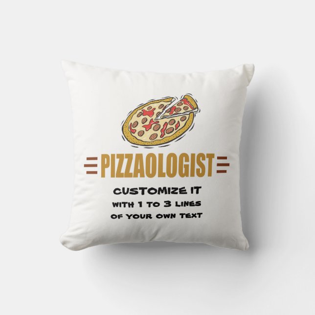 Personlig Pizza Kudde (Framsida)