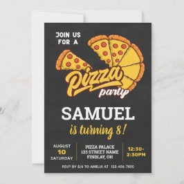 Personlig Pizza Palace Födelsedagsfest, alla åldra Inbjudningar