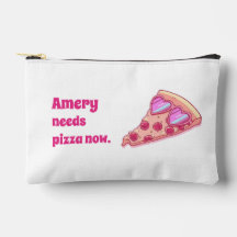 Personlig Pizzaälskare Söt Tjejig Estetik