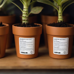 Personlig Plant Care Anpassade Plant Label Vinflaska Etikett