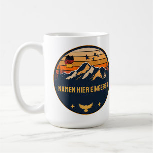 Personlig platsnamn Tyskland Runddesign Kaffemugg