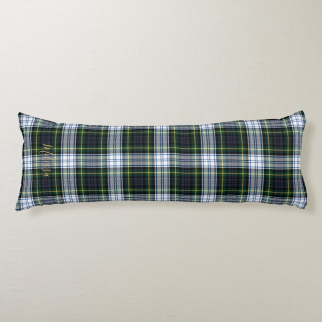 Personlig Play Klan Gordon Rustic Tartan Kroppskudde (Framsidan)