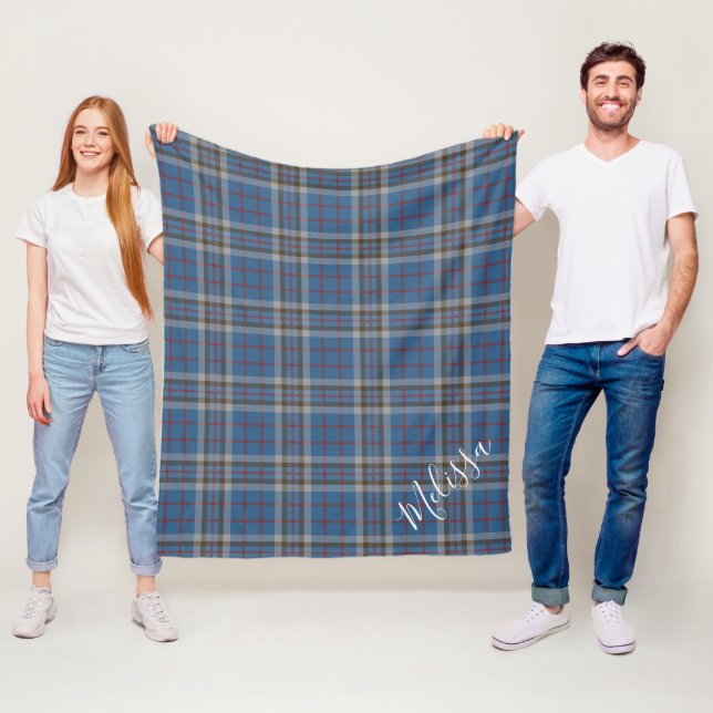 Personlig Play Klan Thompson Tartan Fleecefilt (På plats)