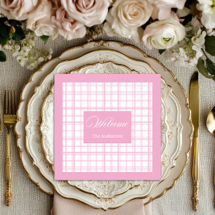 Personlig Play Napkins Classic Rosa Charm Pappersservett