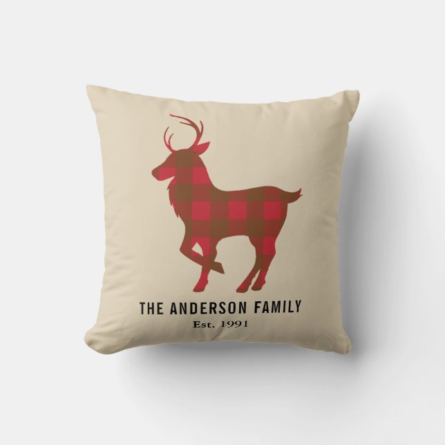 Personlig Play Reindeer jul Kudde (Framsida)