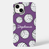 Personlig Player Namn Volleyball Lila