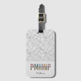 Personlig PMHNP Psychimic Mental Health Nurse Bagagebricka
