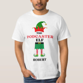 Personlig Podcaster Elf T Shirt