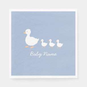 Personlig Pojke Duckling Party Napkins Pappersservett