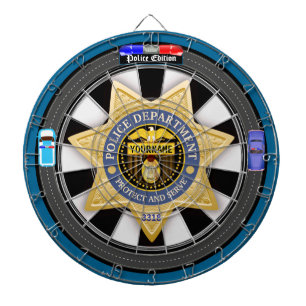 Personlig Police Edition City Side Darttavla
