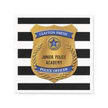 Personlig Police Party Napkins
