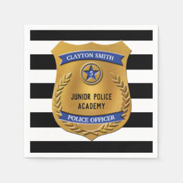 Personlig Police Party Napkins Pappersservett