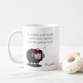 Personlig Policy Starmer Funny IQ Humor Joke Kaffemugg