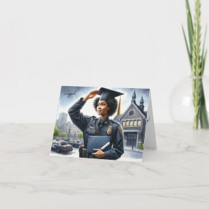 Personlig Polisakademin Studenten Card-Black Kort