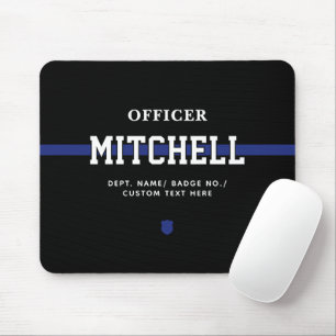 Personlig Polischef Thin Blue Line Musmatta