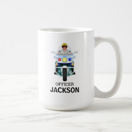 Personlig polisens motorcykelpolis Kaffe Mugg