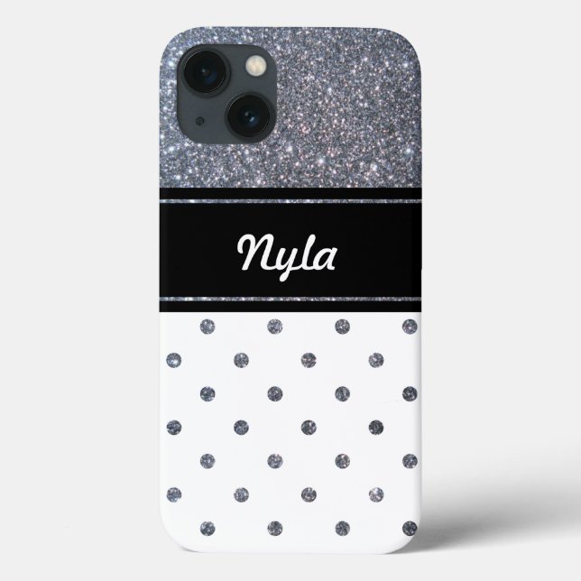 Personlig Polka Dot iPhone 6, Tuff Xtreme (Baksida)