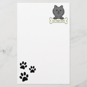 Personlig Pomeranian Brevpapper