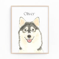 Personlig Pomsky Art