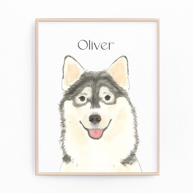 Personlig Pomsky Art Fototryck (Skapare uppladdad)