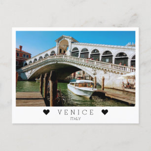 Personlig, Ponte di Rialto, Venedig, Italien Post Vykort