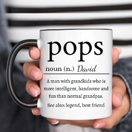 Personlig Pops Definition  Två-Tonad Mugg