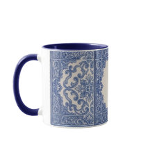 Personlig Portugisisk Azulejo-mugg