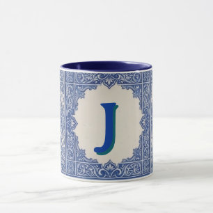 Personlig Portugisisk Azulejo-mugg Mugg