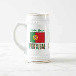 Personlig portugisisk flagga arv sejdel