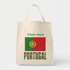 Personlig portugisisk flagga arv tygkasse