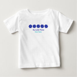 Personlig Positiv Energi Blå Blomma Ond Öga T Shirt