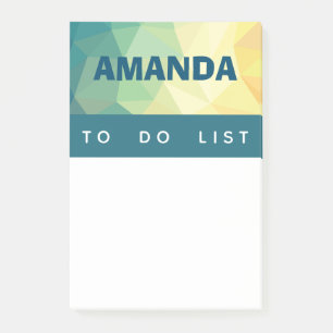 Personlig Post - det antecknar modern design Post-it Block