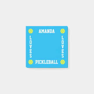 Personlig Post it®-anteckningar för pickleball-spe Post-it Block