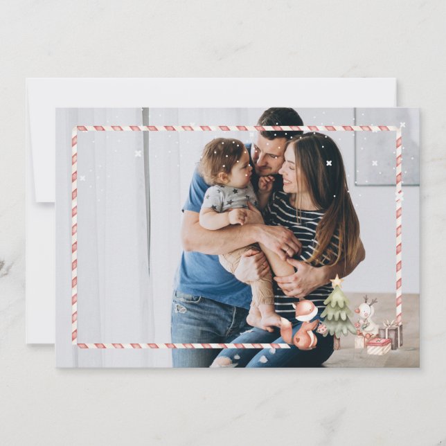 Personlig Post Julafton Inbjudningar (Framsida)