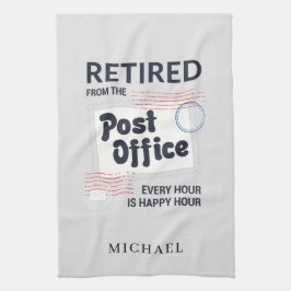 Personlig Postal Worker Pension Mailman Kökshandduk