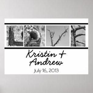 Personlig Poster Unik Bröllopsgåva