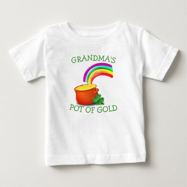 Personlig Pot of Guld St. Patrick's Day Shirt T Shirt (Framsida)