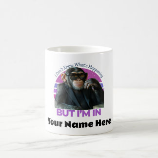 Personlig - praktiskt monkey-PM | Minimalistisk re Kaffemugg