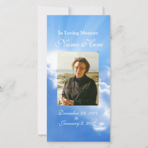 Personlig Prayer Card/Prayer Card
