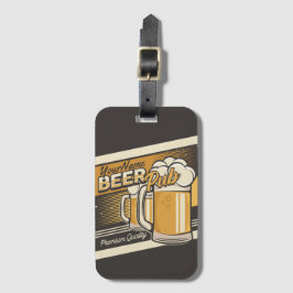 Personlig Premium Kall Beer Mugg Pub Pub Bagagebricka